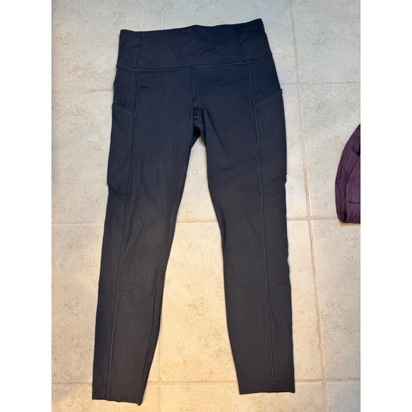 Lululemon Leggings‎ Bundle – Size 10 (Black + Purple Speckle) - Picture 4 of 10